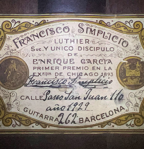 1929 Francisco Simplicio SP/MH