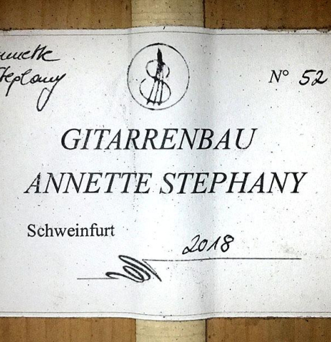 2018 Annette Stephany SP/CY