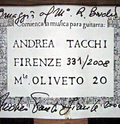 2008 Andrea Tacchi "Omaggio a Robert Bouchet" SP/CSAR