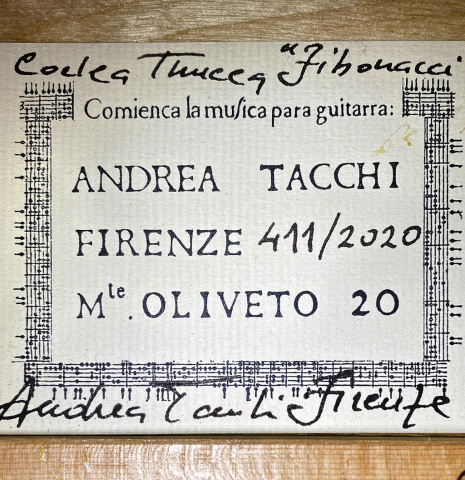 2020 Andrea Tacchi &quot;Coclea Thucea - Fibonacci - Clair de Lune&quot; CS/EB