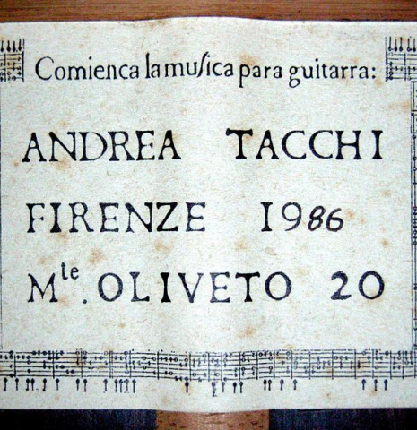 1986 Andrea Tacchi SP/CSAR (ex Marcelo Kayath)