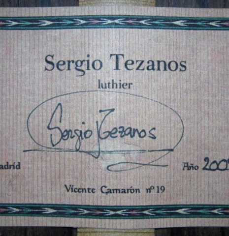 2009 Sergio Tezanos CD/AR
