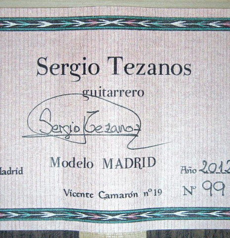 2012 Sergio Tezanos SP/IN