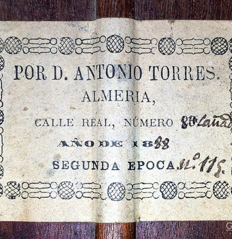 1888 Antonio de Torres SP/MH (ex Matilde Cuervas, Emilio Pujol)