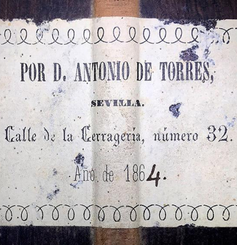 1864 Antonio de Torres SP/CSAR