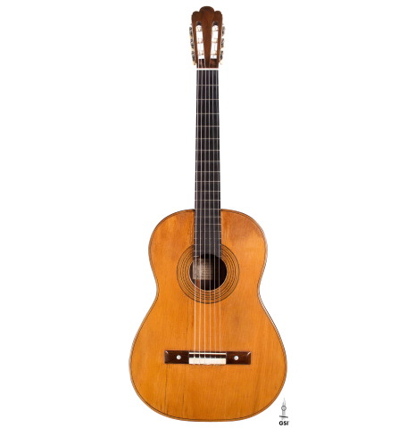 The front of Francisco Tarrega's 1888 Antonio de Torres &quot;SE 114&quot; made of spruce and CSA rosewood