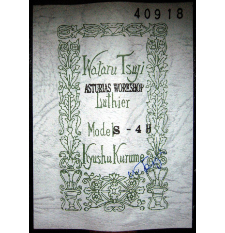 2014 Wataru Tsuji "1937 Hauser" SP/IN
