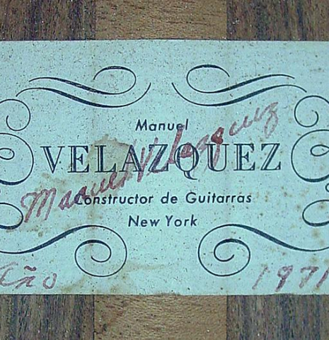 1971 Manuel Velazquez SP/PF