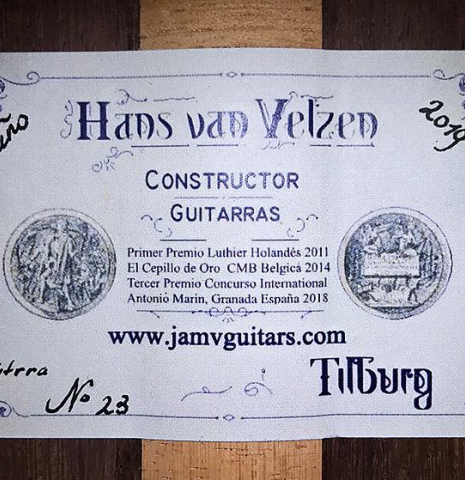 2019 Hans van Velzen "1917 Garcia" SP/AR