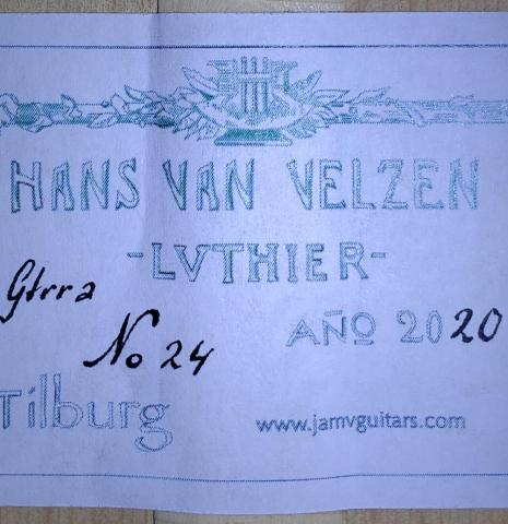 2020 Hans van Velzen "Santos" CD/CY