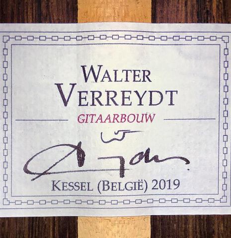 2019 Walter Verreydt SP/AR