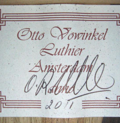 2011 Otto Vowinkel CD/CSAR