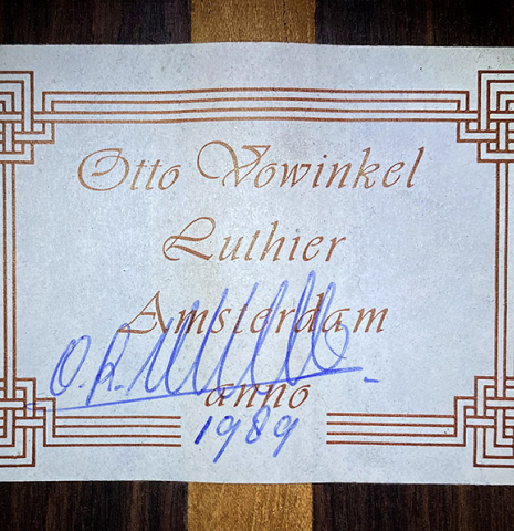 1989 Otto Vowinkel SP/IN