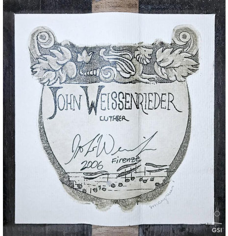 2006 John Weissenrieder "Simplicio" SP/CSAR