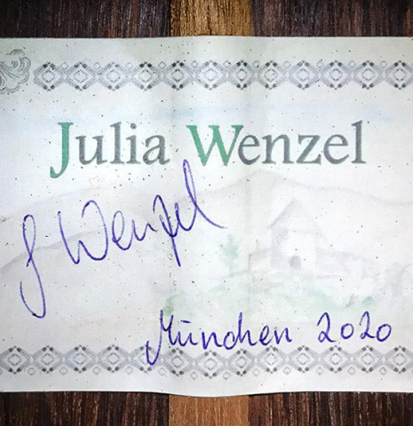 2020 Julia Wenzel CD/CSAR