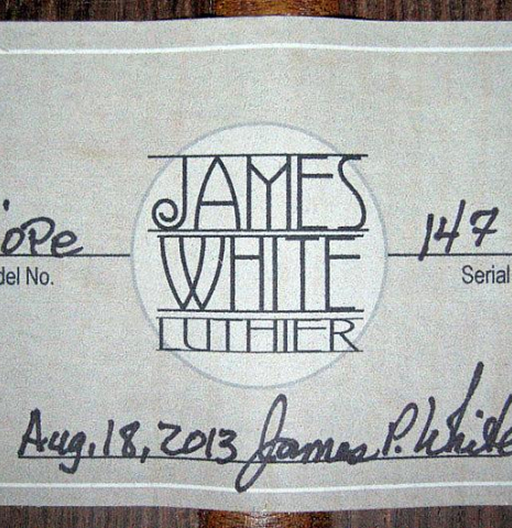 2013 James White "Calliope" SP/HR