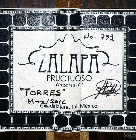 2016 Fructuoso Zalapa "Torres" SP/CO