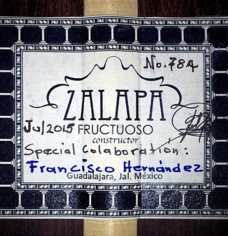 2015 Fructuoso Zalapa "Humphrey" CD/IN