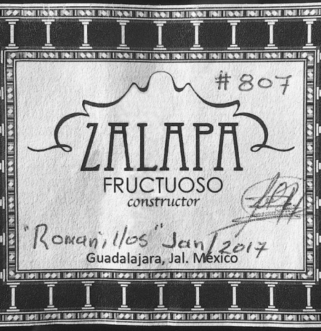 2017 Fructuoso Zalapa "Romanillos" SP/CO