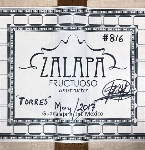 2017 Fructuoso Zalapa "Torres" SP/MP