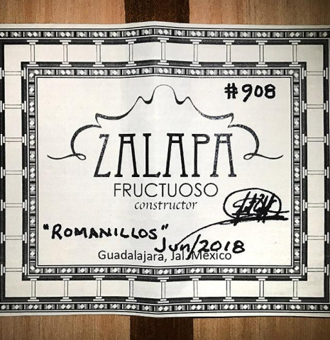 2018 Fructuoso Zalapa "Romanillos" SP/KW