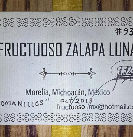 2020 Fructuoso Zalapa "Romanillos" SP/KW