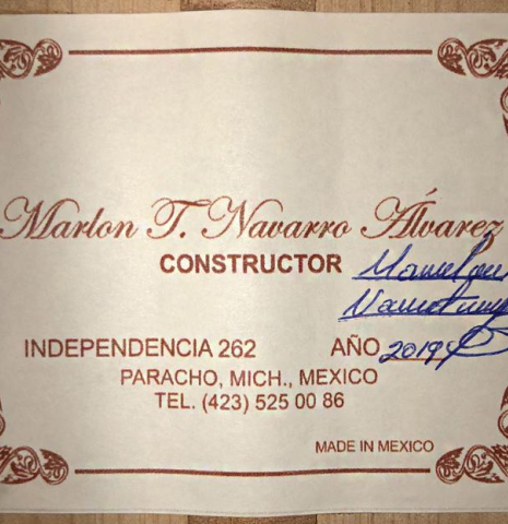 2019 Marlon Navarro Alvarez "Student Flamenco" SP/CY
