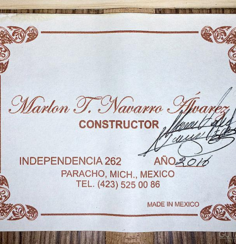 2016 Marlon Navarro Alvarez "Student Flamenco Negra" SP/PE