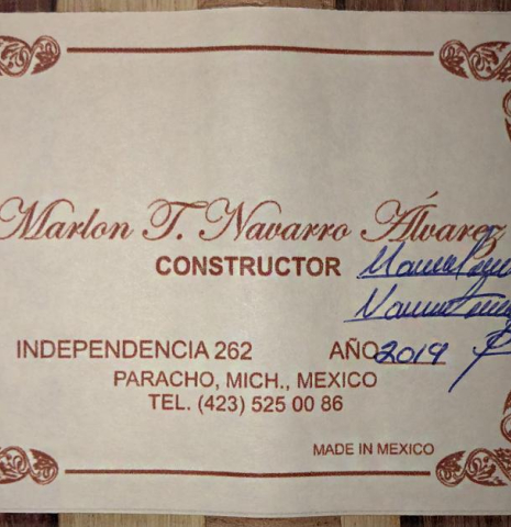 2019 Marlon Navarro Alvarez "Student Flamenco Negra" SP/PE