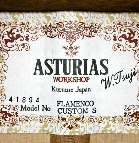 2016 Asturias "Flamenco Custom S" SP/CY
