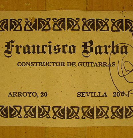 2005 Francisco Barba CD/CY