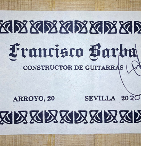 2020 Francisco Barba SP/CY