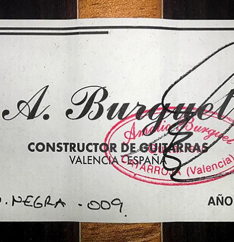 2017 Amalio Burguet "Negra" SP/IN