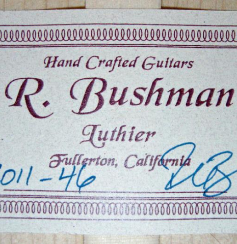 2011 Ron  Bushman SP/CY