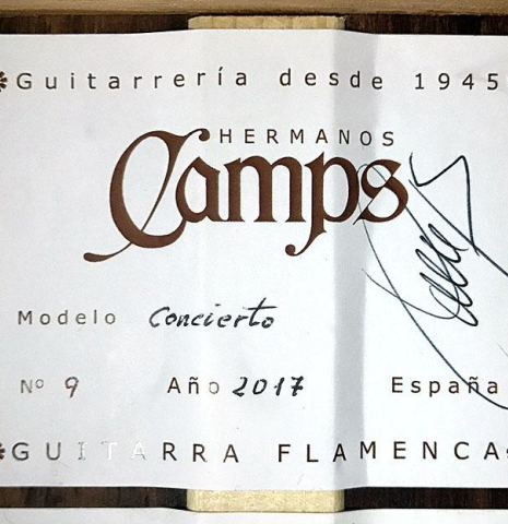 2017 Hermanos Camps "Concierto Negra" SP/AR