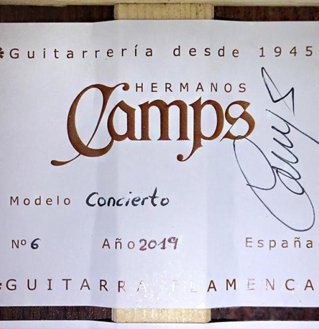 2019 Hermanos Camps "Concierto Negra" SP/CSAR