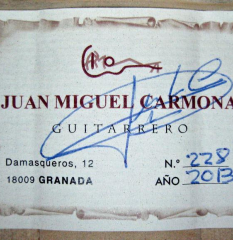 2013 Juan Miguel Carmona SP/CY