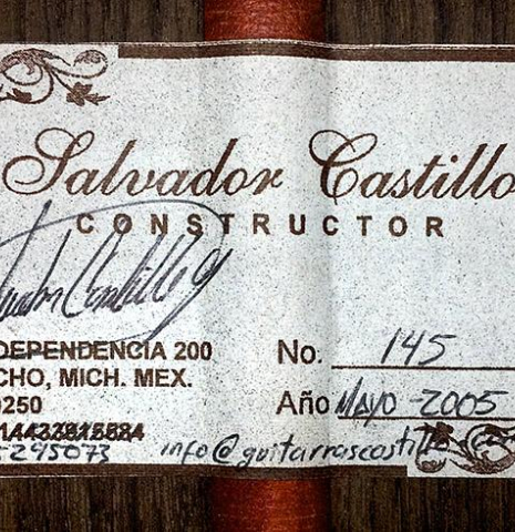 2005 Salvador Castillo "Negra" SP/IN