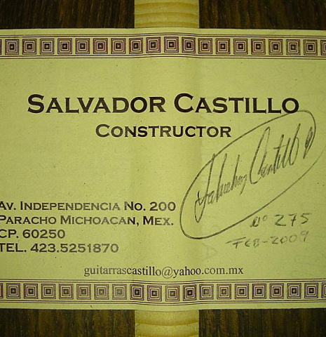 2009 Salvador Castillo SP/IN