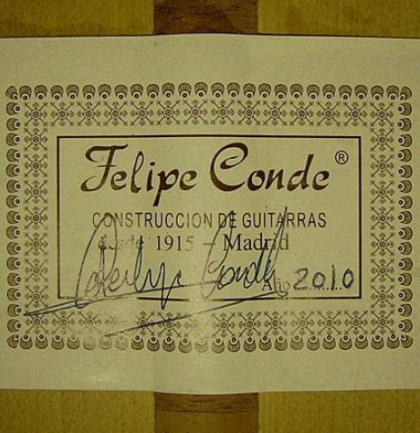 2010 Felipe Conde "FC 26" SP/CY
