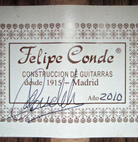 2010 Felipe Conde "FC 28" SP/PF
