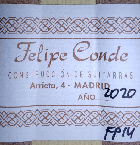 2020 Felipe Conde "FP 14" SP/CY