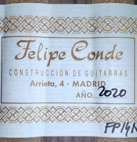 2020 Felipe Conde "FP 14N" SP/IN