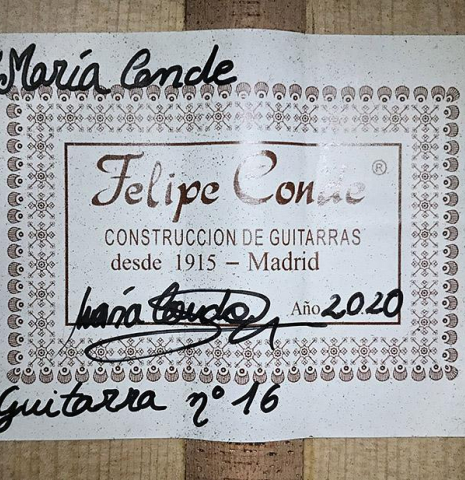 2020 Maria Conde "Blanca" SP/CY