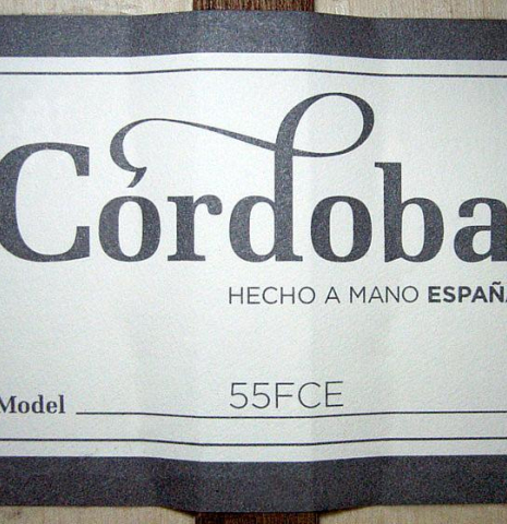 Cordoba "55FCE Thinbody" SP/MP