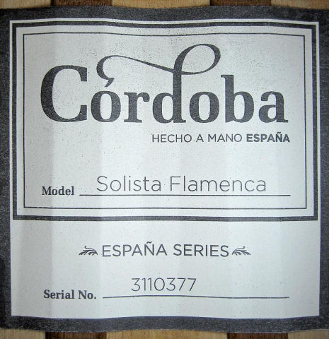 Cordoba "Solista Flamenca" SP/CY