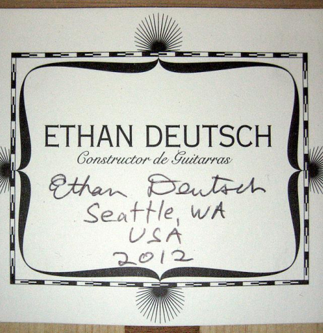 2012 Ethan Deutsch SP/CY