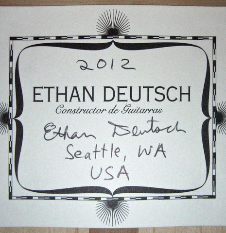 2012 Ethan Deutsch SP/CY