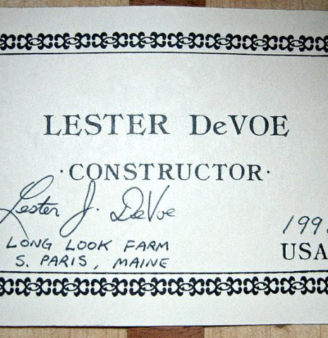 1998 Lester DeVoe SP/CY