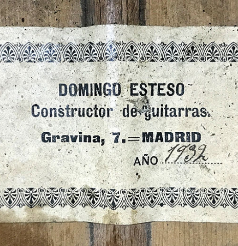 1932 Domingo Esteso SP/CY